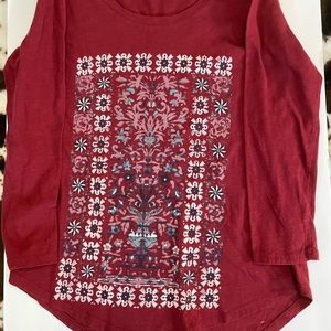 Women’s long sleeve lucky brand tshirt small